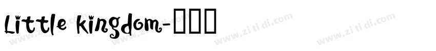 Little kingdom字体转换